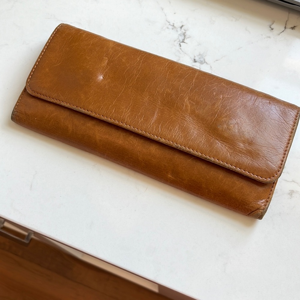Light Brown Hobo Wallet